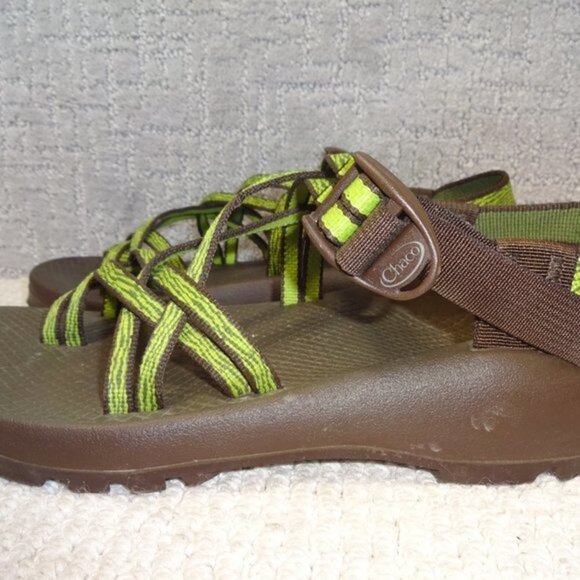 Chaco Unaweep ZX2 Classic Women’s Size 8 US Green Toe Loop Hiking Sport Sandal - Picture 1 of 10